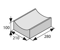 BEST ŽLAB II rozměr 100/210mm délka 280mm přírodní STANDARD BEST ŽLAB II rozměr 100/210mm délka 280mm přírodní STANDARD